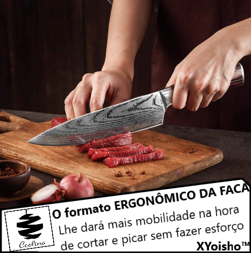 XYoisho™ - Faca Japonesa de Cozinha de 8 polegadas